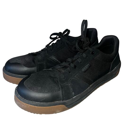 Men's KEEN Utility Carbon Toe Toe Low Athletic Shoe black size 11.5 EE F2413-18 - Picture 1 of 8